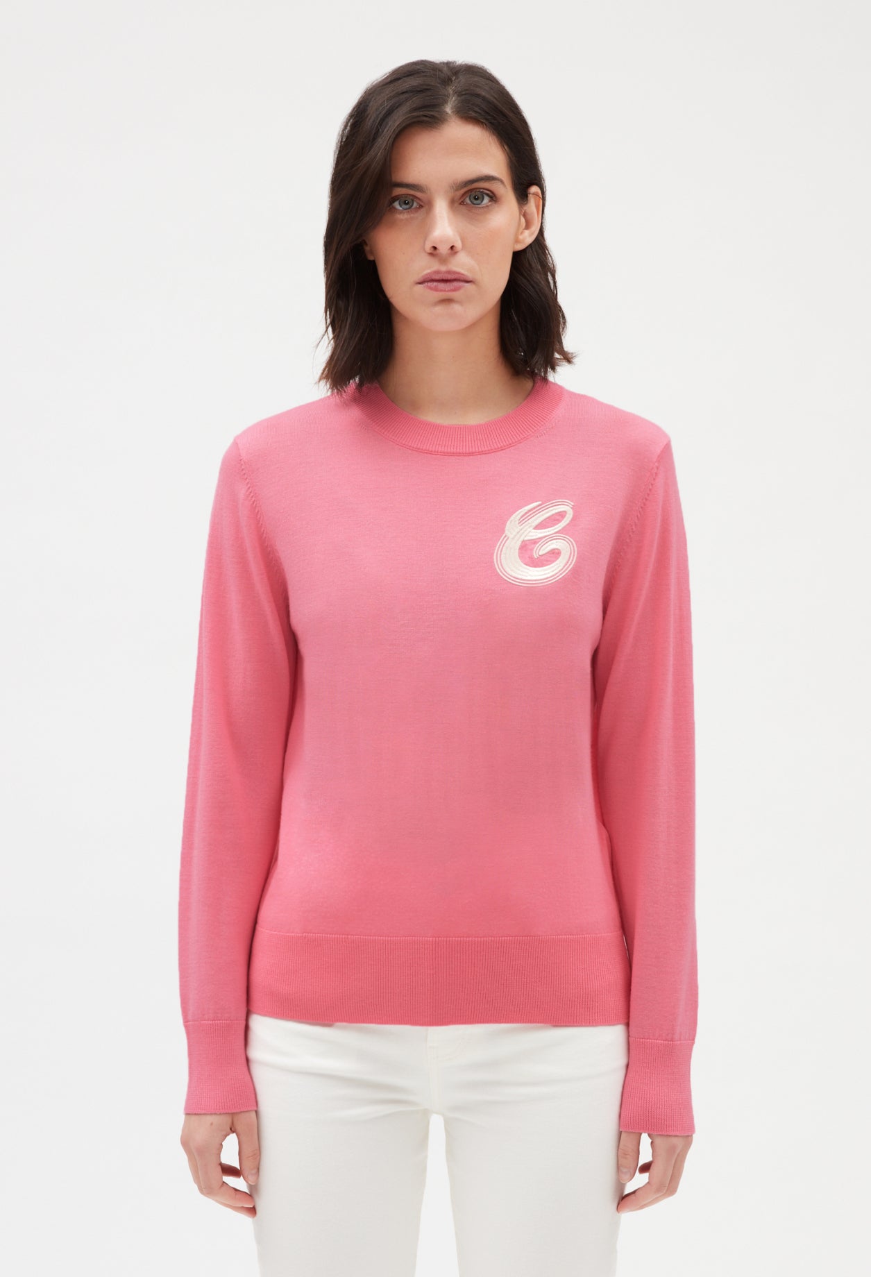 Jersey de punto en rosa