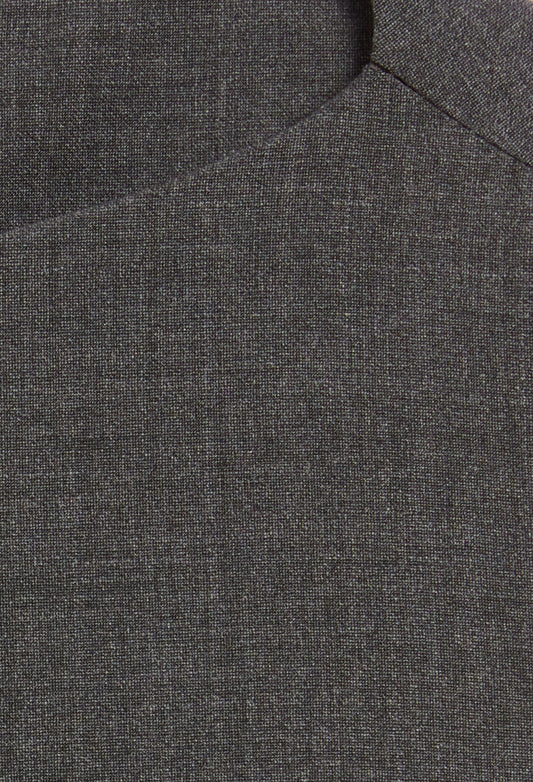 Vestido corto gris chiné