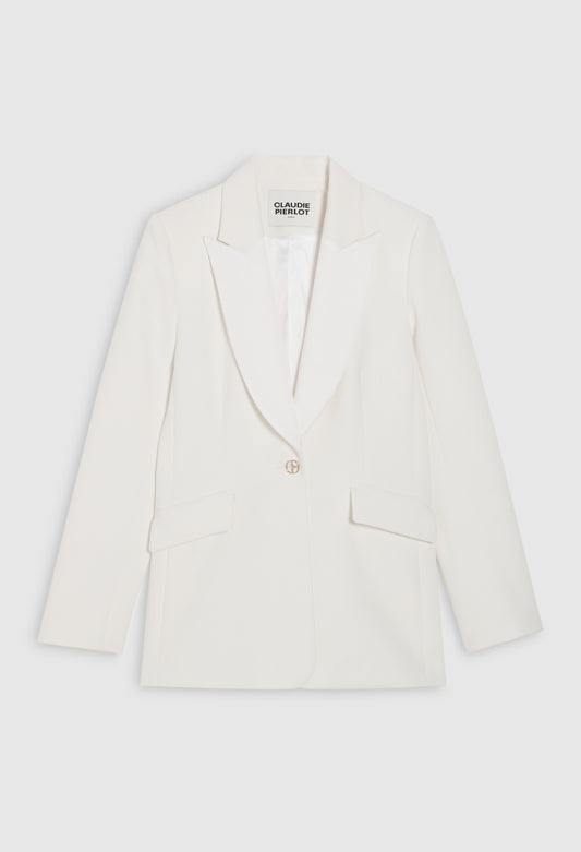 Chaqueta de sastre blanca